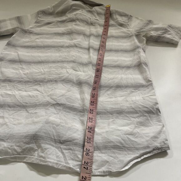 Travis Mathew Shirt Mens Small Striped Button Down Preppy Golf Short Sleeve - Picture 5 of 7